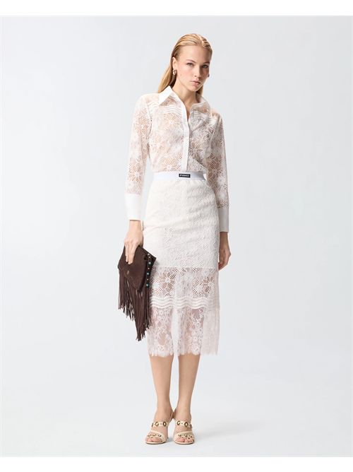 Camicia in tulle e pizzo PINKO | 106600A381/Z05